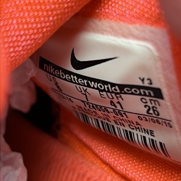 Nike LeBron 12 ‘Rose Gold’ 724559-091 Basketball Shoes Men’s Size 8 w/ Box main image 10